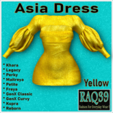 [R39] Asia Dress-Yellow