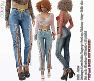 adorsy - Bella Denim Pants Fatpack - Maitreya/Legacy-Nerido/Lara Petite/Reborn-Juicy