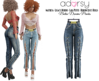 adorsy - Bella Denim Pants Original - Maitreya/Legacy-Nerido/Lara Petite/Reborn-Juicy