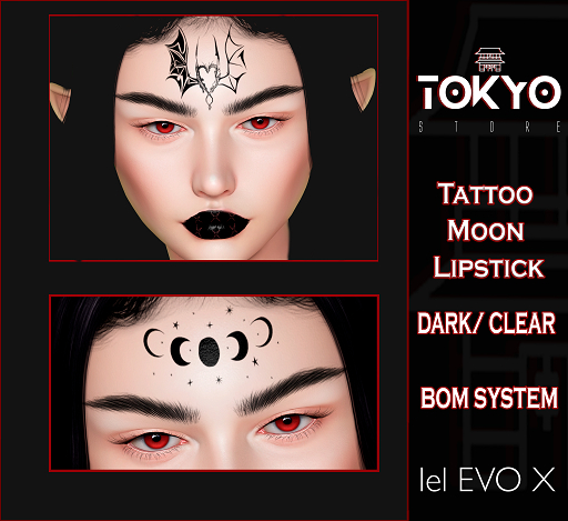 Tokyo Store Tattoo Moon Lipstick