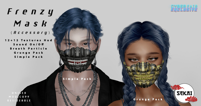 +SEKAI+ Frenzy Mask - Grunge Pack