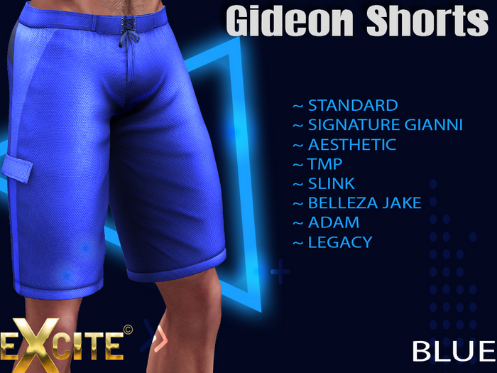 Excite Gideon Shorts Blue