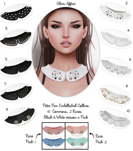 Glam Affair - Peter Pan Embellished Collar N. 6