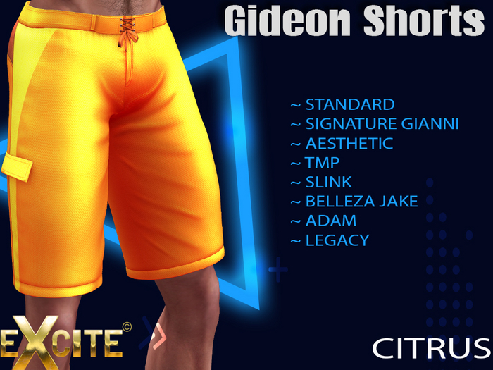 Excite Gideon Shorts Citrus