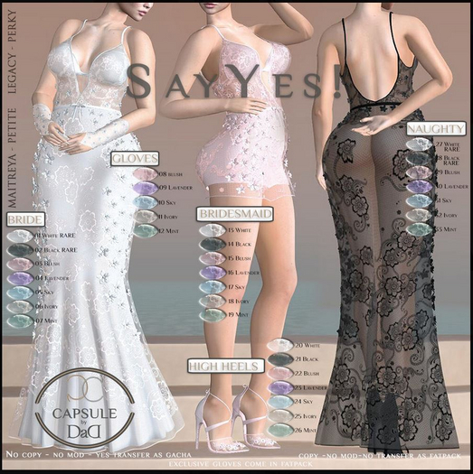 25 -Capsule by DaD - Say Yes! -High Heels Ivory