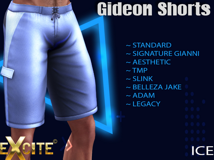 Excite Gideon Shorts Ice