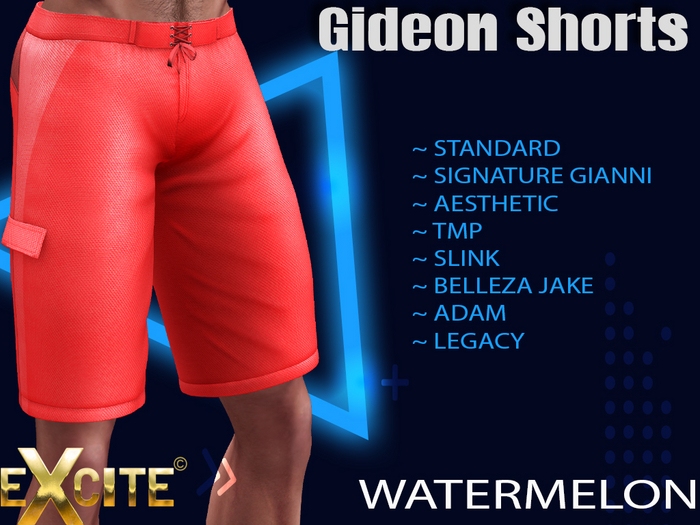 Excite Gideon Shorts Watermelon