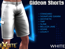 Excite Gideon Shorts White