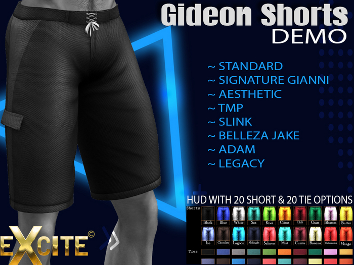 Excite Gideon Shorts Demo