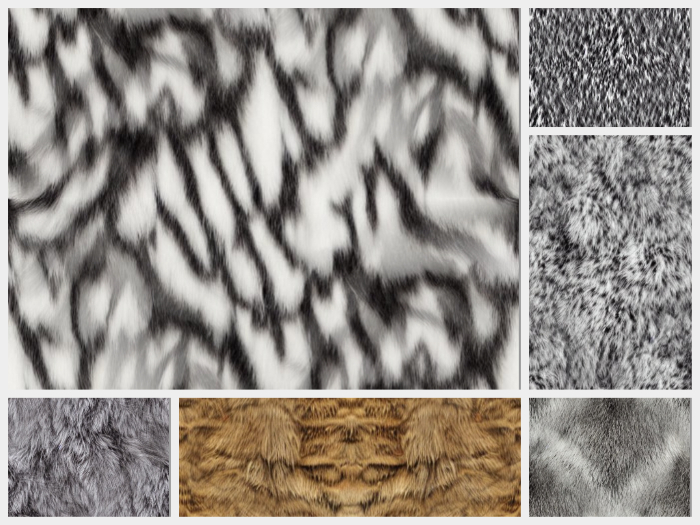 * E.S* - 34 Fur Textures , Full Perm , Seamless