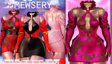 #MEWSERY Venti Set{#24 Dragon.Pink} - // Dress, Corset & Sleeves