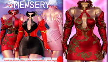 #MEWSERY Venti Set{#22 Dragon.Ruby} - // Dress, Corset & Sleeves