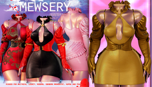 #MEWSERY Venti Set{#10 Silk.Champagne} - // Dress, Corset & Sleeves