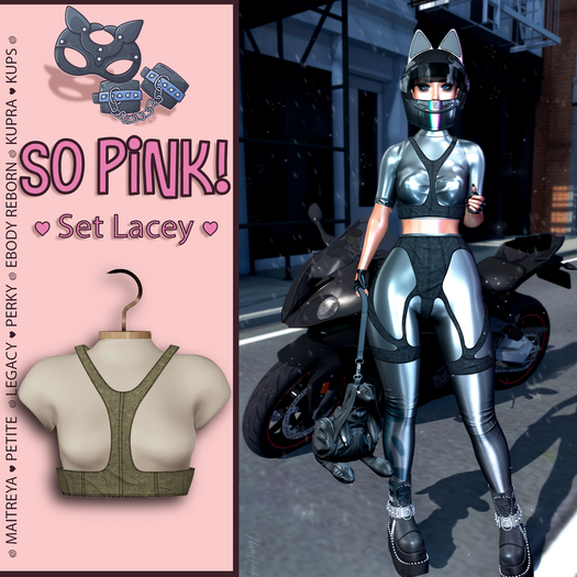 *So Pink!* - Set Lacey top2 green
