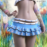 Blue Bunny Spiked Skirt Maitreya