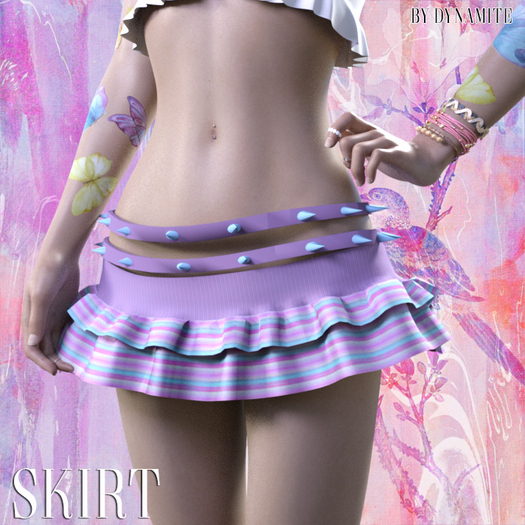 Pastel Spiked Skirt Legacy