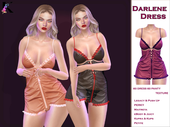 {KINSIA} Darlene Dress {FATPACK}