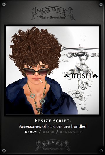***BABEL***RUSH ResizeHair Onyx