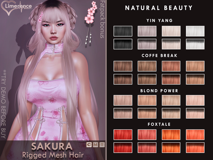 {Limerence} Sakura hair-Natural beauty