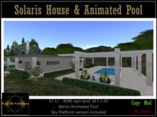 EAC :: Solaris - House & Animated Pool - Sky, Land or Ocean