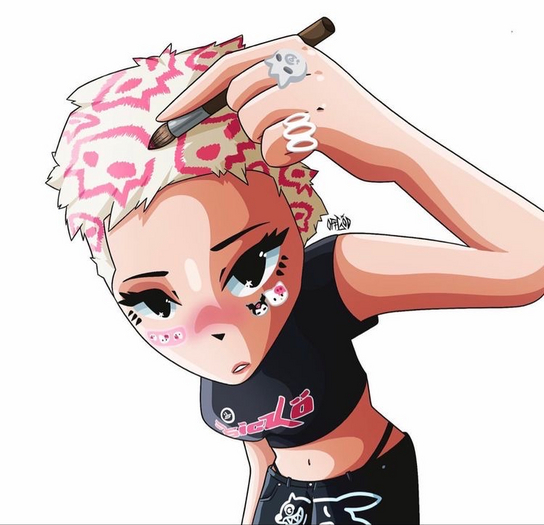 "pink paint" wall art