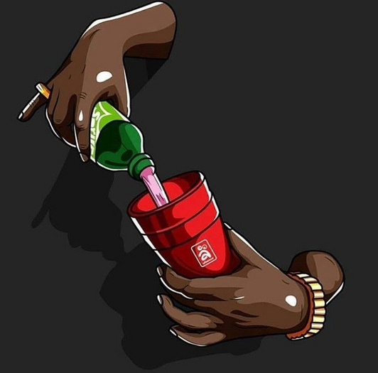 "pour it up" wall art