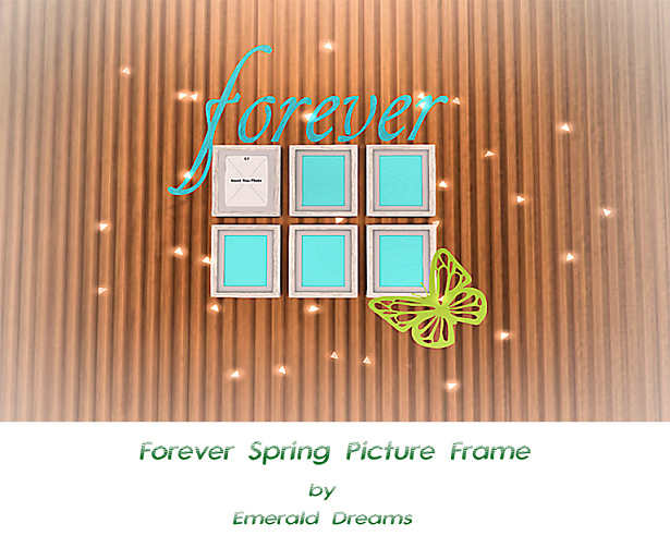 .:Emerald Dreams:. Forever Spring Picture Frame