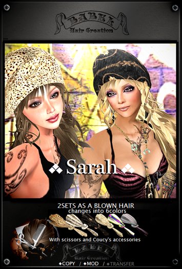 **BABEL**Sarah BandanaHair gold&DarkBrown