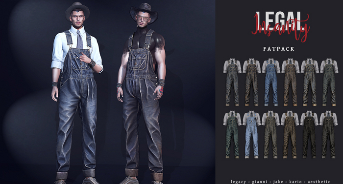 Legal Insanity - Ezra overall FATPACK