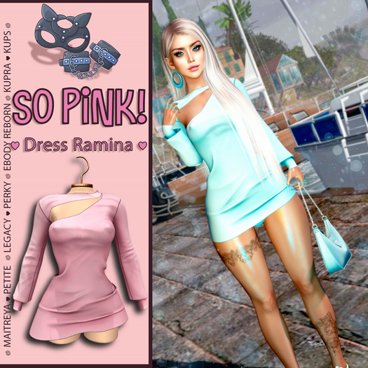 *So Pink!* - Dress Ramina deeppink