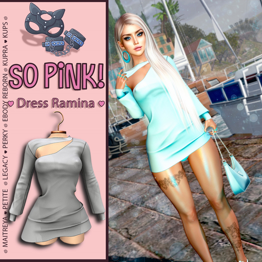 *So Pink!* - Dress Ramina grey