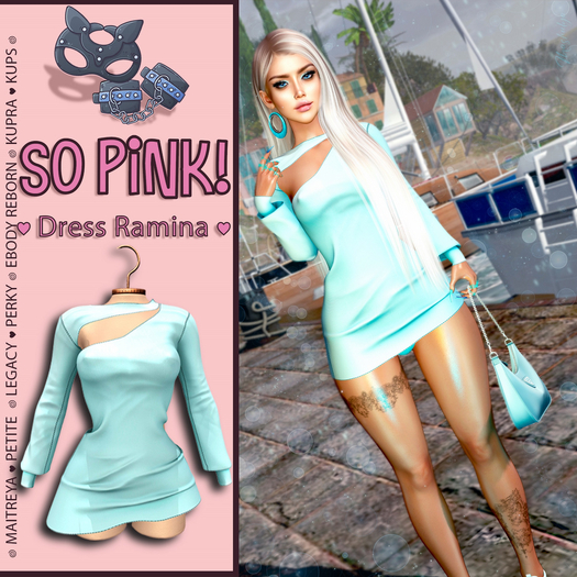 *So Pink!* - Dress Ramina teal