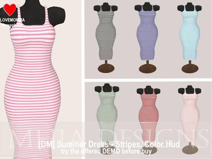 [MD] Summer Dress - Stripes - UNPACK