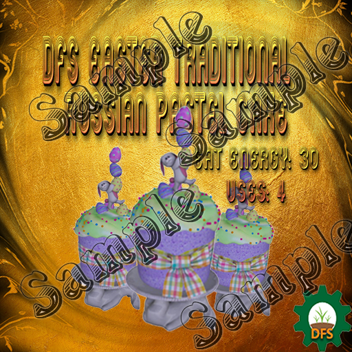 DFS Texture Easter Traditional Russian Pastel Cake