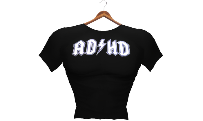 Mactavish's T-shirt ADHD Black