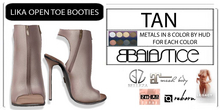 Baiastice_Lika Open Toe Booties-Tan