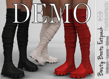 Demo Besty Boots - Shoes Fatpack - Maitreya Lara, Lara Petite, Legacy, Reborn - FashionNatic