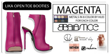 Baiastice_Lika Open Toe Booties-Magenta
