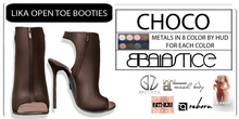 Baiastice_Lika Open Toe Booties-Choco