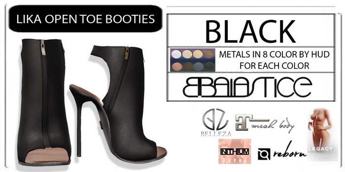 Baiastice_Lika Open Toe Booties-Black