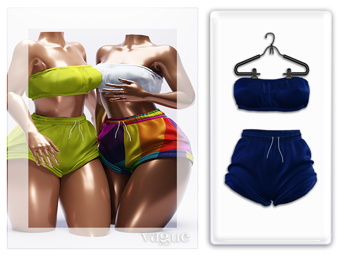 Vague. Camille Set Blue