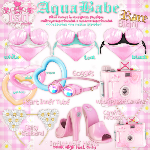 .tsg. AquaBabe - Inflatable Pool Heels