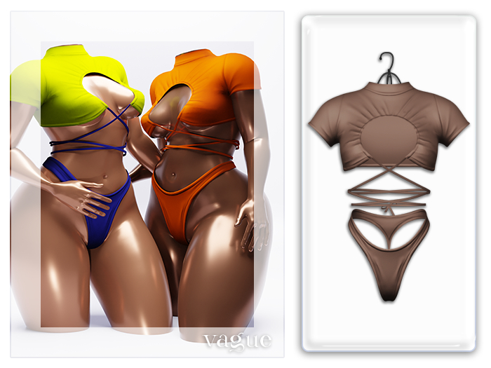 Vague. Karter Set - Nude -