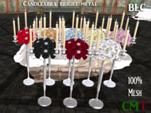 BLC Candelabra Bright Metal