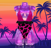 Magenta Spots Swimsuit Reborn