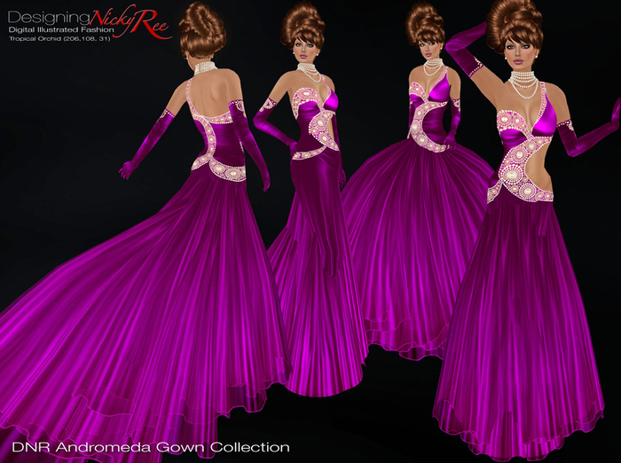 *DNR* Andromeda Gown Collection Pink