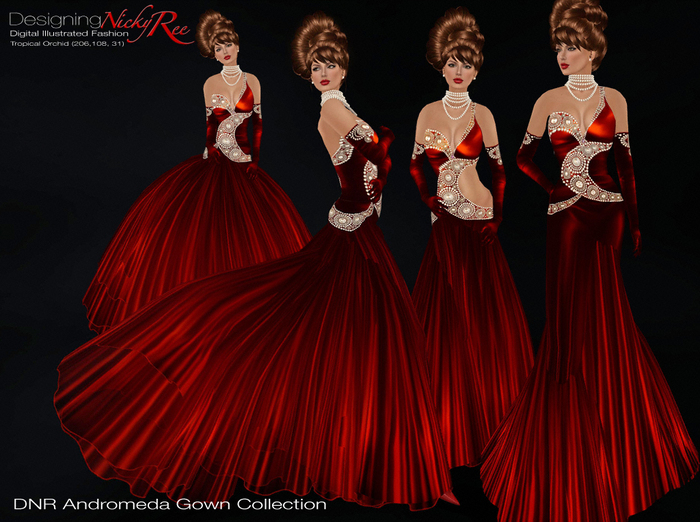 *DNR* Andromeda Gown Collection Red