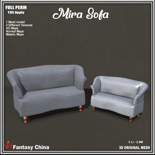 Sofa- Full Perm Mira Sofa 