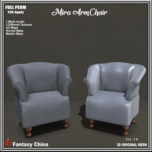 ArmChair  - Full Perm Mira ArmChair