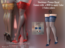 [[ Masoom ]] Enchantress Stockings and Pumps - Royal